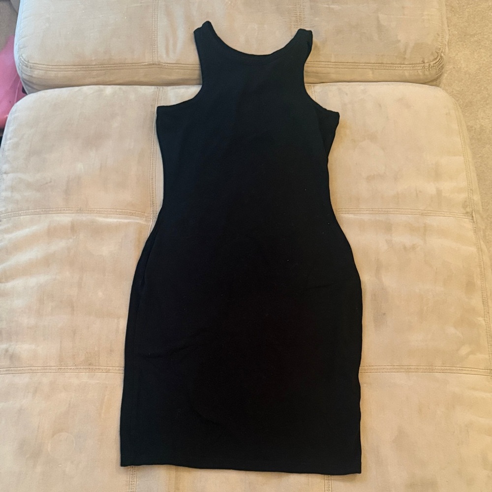 Wild Fable Black Fitted Strapless Dress Size Small